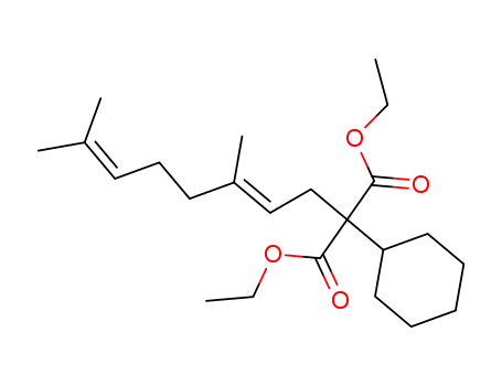 diethyl [(2E)-3,7-dimethylocta-2,6-dien-1-yl](cyclohexyl)malonate