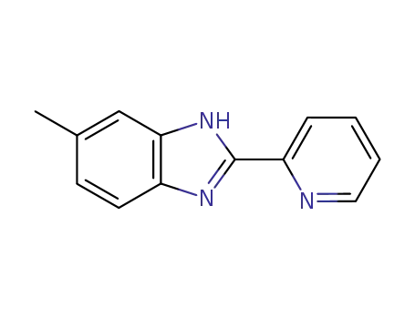 Molecular Structure of 7471-12-7 (6-methyl-2-(pyridin-2-yl)-1H-benzimidazole)