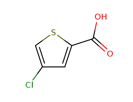 Molecular Structure of 59614-95-8 (4-CHLOROTHIOPHENE-2-CARBOXYLIC ACID)