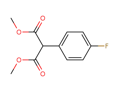 Molecular Structure of 138485-30-0 (2-(4-FLUOROPHENYL)-PROPANEDIOIC ACID, 1,3-MDIETHYL ESTER)