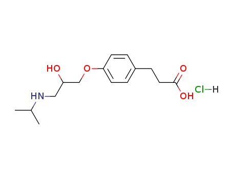 3-(4-(2-hydroxy-3-(isopropylamino)propoxy)phenyl)propanoic acid hydrochloric salt