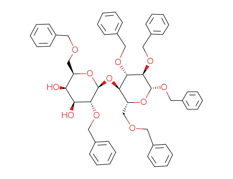 benzyl 2,3,6-tri-O-benzyl-4-O-(2,6-di-O-benzyl-β-D-galactopyranosyl)-β-D-glucopyranoside