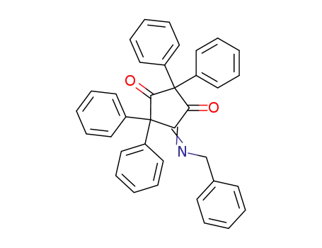 1-Benzylimino-3,3,5,5-tetraphenyl-cyclopentadion-(2,4)