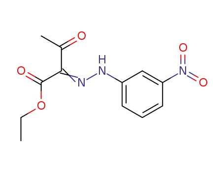 부탄산, 2-[2-(3-니트로페닐)히드라지닐리덴]-3-옥소-, 에틸 에스테르