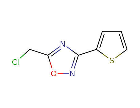 5-Chloromethyl-3-thiophen-2-yl-[1,2,4]oxadiazole