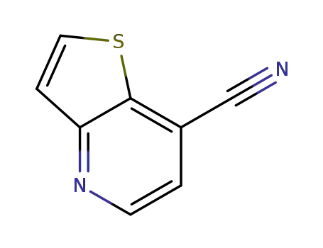 Molecular Structure of 1239505-20-4 (thieno[3,2-b]pyridine-7-carbonitrile)