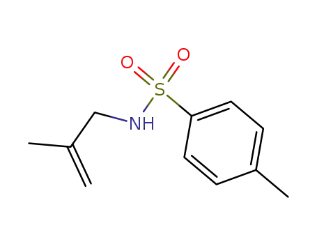 Molecular Structure of 1206-41-3 (Benzenesulfonamide, 4-methyl-N-(2-methyl-2-propenyl)-)