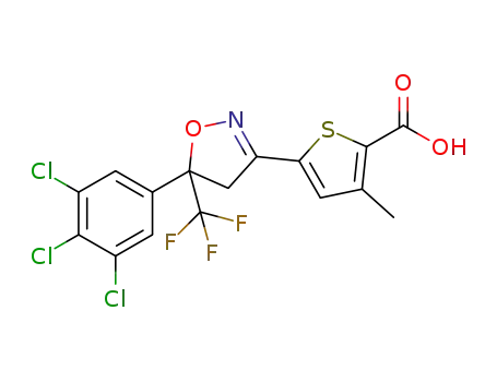 C<sub>16</sub>H<sub>9</sub>Cl<sub>3</sub>F<sub>3</sub>NO<sub>3</sub>S