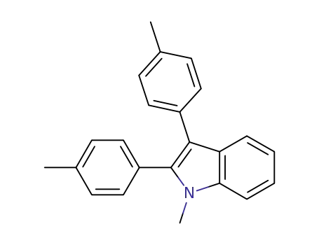 1-methyl-2,3-bis(4-methylphenyl)-1H-indole