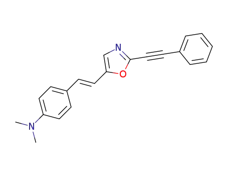 dimethyl-{(E)-4-[2-(2-phenylethynyl-oxazol-5-yl)-vinyl]-phenyl}-amine