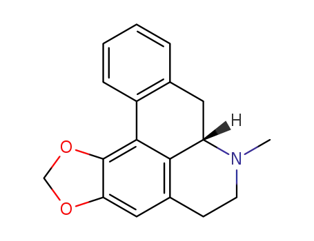 Molecular Structure of 2030-53-7 ([7aS,(+)]-6,7,7a,8-Tetrahydro-7-methyl-5H-benzo[g]-1,3-benzodioxolo[6,5,4-de]quinoline)