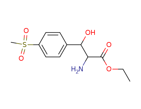 CAS No. 31925-27-6 (D-Phenylalanine, b-hydroxy-4-(methylsulfonyl)-,ethyl ester, (bS)-rel- )