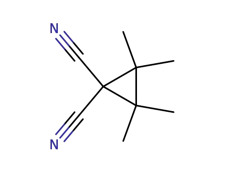 Molecular Structure of 1195-70-6 (2,2,3,3-Tetramethyl-1,1-cyclopropanedicarbonitrile)
