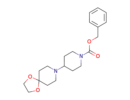 1-Piperidinecarboxylic acid, 4-(1,4-dioxa-8-azaspiro[4.5]dec-8-yl)-,
phenylmethyl ester