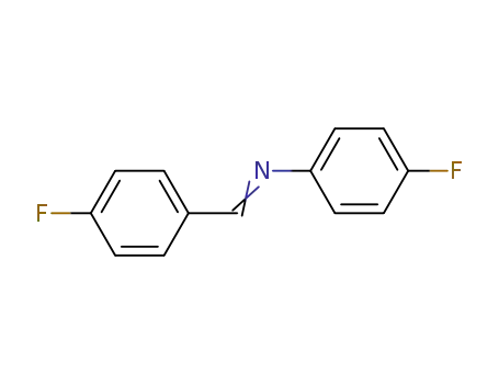 Molecular Structure of 39769-09-0 (4,4'-DIFLUOROBENZYLIDENEANILINE)