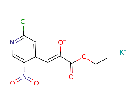 2-Propenoic acid, 3-(2-chloro-5-nitro-4-pyridinyl)-2-hydroxy-, ethyl ester,
potassium salt, (2Z)-