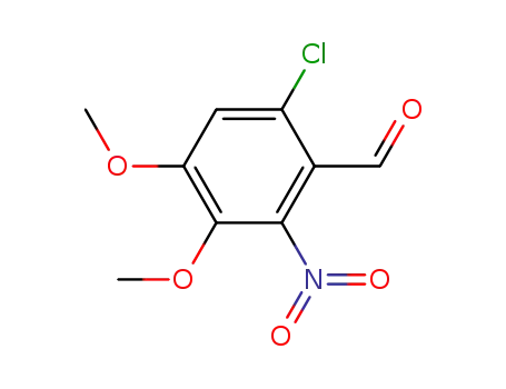 6-chloro-3,4-dimethoxy-2-nitro-benzaldehyde