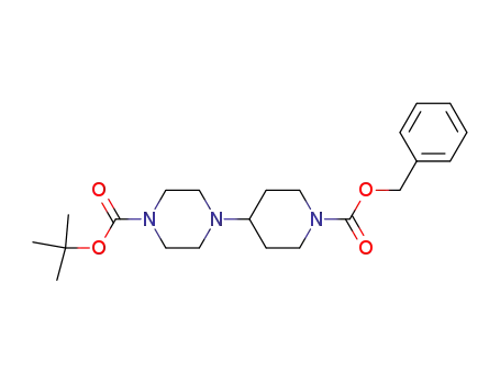 1-Piperazinecarboxylic acid,
4-[1-[(phenylmethoxy)carbonyl]-4-piperidinyl]-, 1,1-dimethylethyl ester