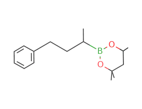 4,4,6-trimethyl-2-(4-phenylbutan-2-yl)-1,3,2-dioxaborinane