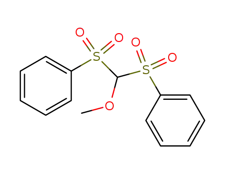 α-methoxybis(phenylsulfonyl)methane
