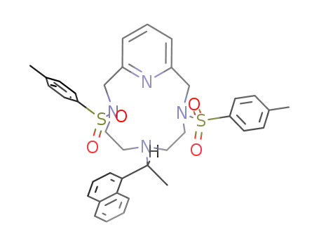 6-[(R)-1-(1-naphthyl)ethyl]-3,9-ditosyl-3,6,9,15-tetraazabicyclo[9,3,1]pentadeca-1<sup>(15)</sup>,11,13-triene