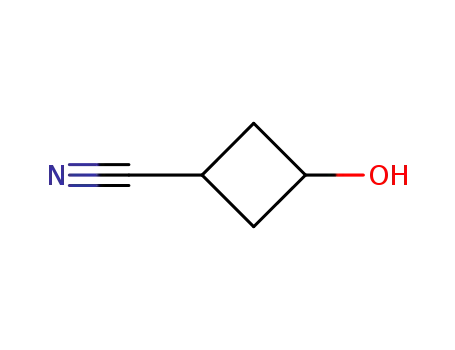 Molecular Structure of 20249-17-6 (3-Hydroxycyclobutanecarbonitrile)