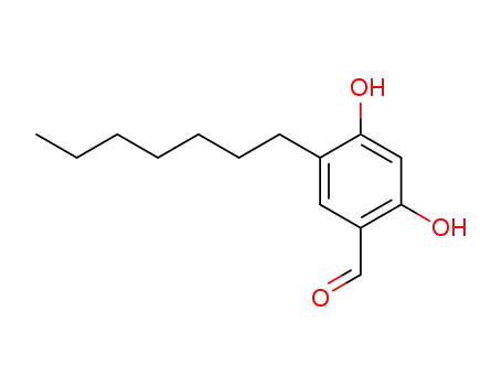 5-heptyl-2,4-dihydroxy-benzaldehyde