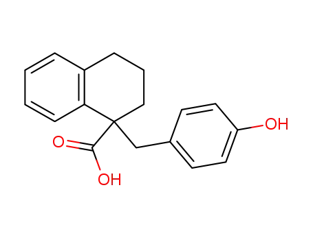 1-Naphthalenecarboxylic acid,
1,2,3,4-tetrahydro-1-[(4-hydroxyphenyl)methyl]-