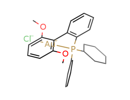 Chloro(2-dicyclohexylphosphino-2',6'-diMethoxy-1,1'-biphenyl)gold(I), 98%