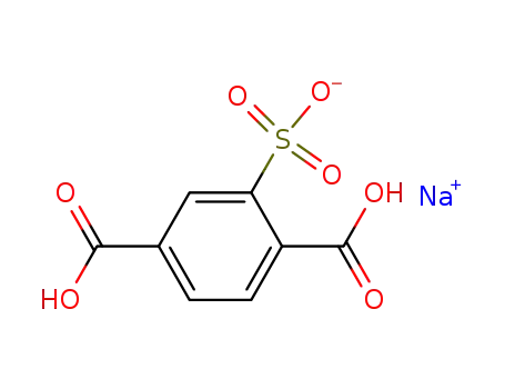 Molecular Structure of 19089-60-2 (1,4-Benzenedicarboxylic acid, 2-sulfo-, monosodium salt)