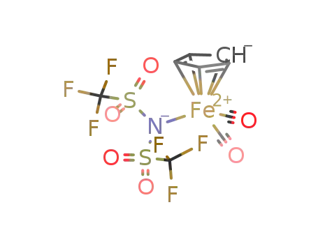 (C<sub>5</sub>H<sub>5</sub>)Fe(CO)2(bis(trifluoromethylsulfonyl)imide(-1H))