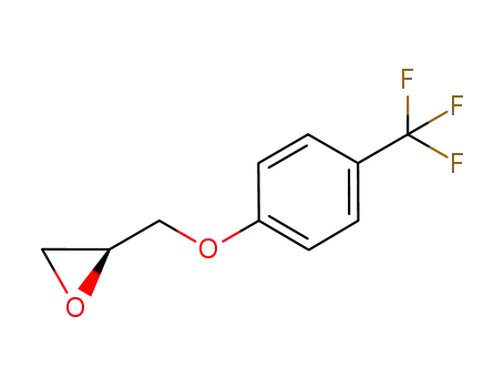 Molecular Structure of 256372-58-4 ((S)-2-((4-(TRIFLUOROMETHYL)PHENOXY)METHYL)OXIRANE)