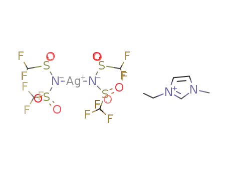 [1-ethyl-3-methylmimdazolium][Ag(bis(trifluoromethanesulfonyl)imido)<sub>2</sub>]