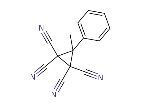 Molecular Structure of 10432-47-0 (3-methyl-3-phenylcyclopropane-1,1,2,2-tetracarbonitrile)