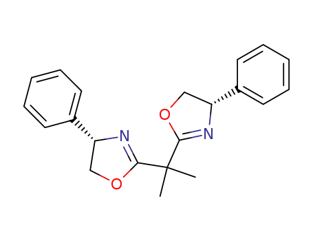 Molecular Structure of 276254-59-2 (Oxazole, 2,2'-(1-methylethylidene)bis[4,5-dihydro-4-phenyl-)