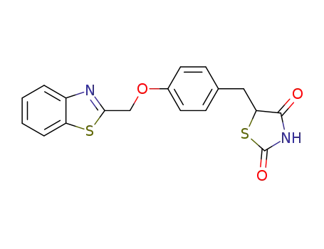 5-[4-(Benzothiazol-2-ylmethoxy)-benzyl]-thiazolidine-2,4-dione
