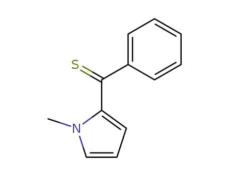 Molecular Structure of 89444-67-7 (Methanethione, (1-methyl-1H-pyrrol-2-yl)phenyl-)