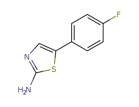 Molecular Structure of 774-50-5 (2-AMINO-5-(4-FLUOROPHENYL)-THIAZOLE)