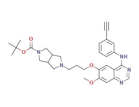 tert-butyl 5-(3-((4-((3-ethynylphenyl)amino)-7-methoxyquinazolin-6-yl)oxy)propyl)hexahydropyrrolo[3,4-c]pyrrole-2(1H)-carboxylate