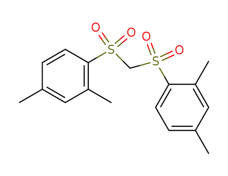 Molecular Structure of 39153-54-3 (Benzene,1,1'-[Methylenebis(sulfony)]bis[2,4-diMethyl-9(CI))