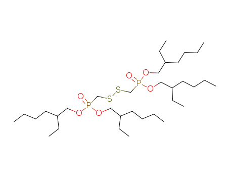Molecular Structure of 120209-74-7 (bis-{[bis-(2-ethyl-hexyloxy)-phosphoryl]-methyl}-disulfide)