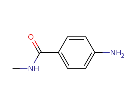 Molecular Structure of 6274-22-2 (4-Amino-N-methylbenzamide)