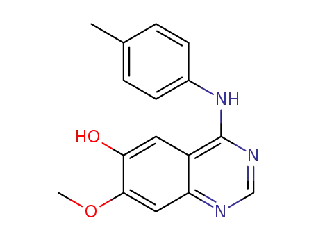7-methoxy-4-[(4-methylphenyl)amino]quinazolin-6-ol