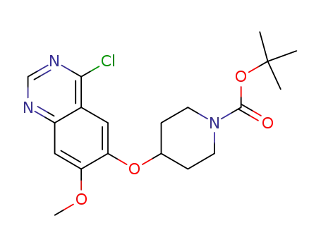 1-Piperidinecarboxylic acid,
4-[(4-chloro-7-methoxy-6-quinazolinyl)oxy]-, 1,1-dimethylethyl ester