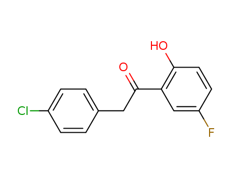 2-(4-CHLOROPHENYL)-5'-FLUORO-2'-HYDROXYACETOPHENONE