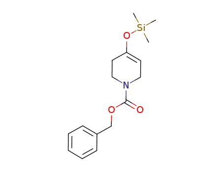 Molecular Structure of 1147998-34-2 (benzyl 4-(triMethylsilylo×y)-5,6-dihydropyridine-1(2H)-carbo×ylate)