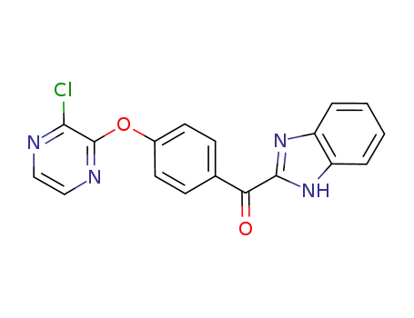 (1H-benzo[d]imidazol-2-yl)(4-((3-chloropyrazin-2-yl)oxy)phenyl)methanone