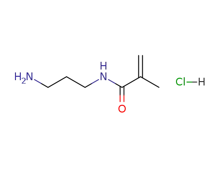 Molecular Structure of 72607-53-5 (N-(3-AMINOPROPYL) METHACRYLAMIDE)