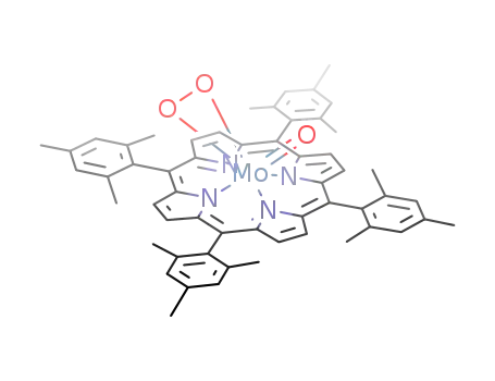 [Mo(VI)O(O<sub>2</sub>)(5,10,15,20-tetramesitylporphinate)]