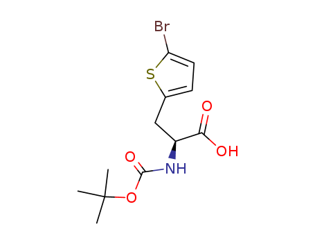(R)-N-BOC-2-(5-Bromothienyl)alanine, 98% ee, 95%